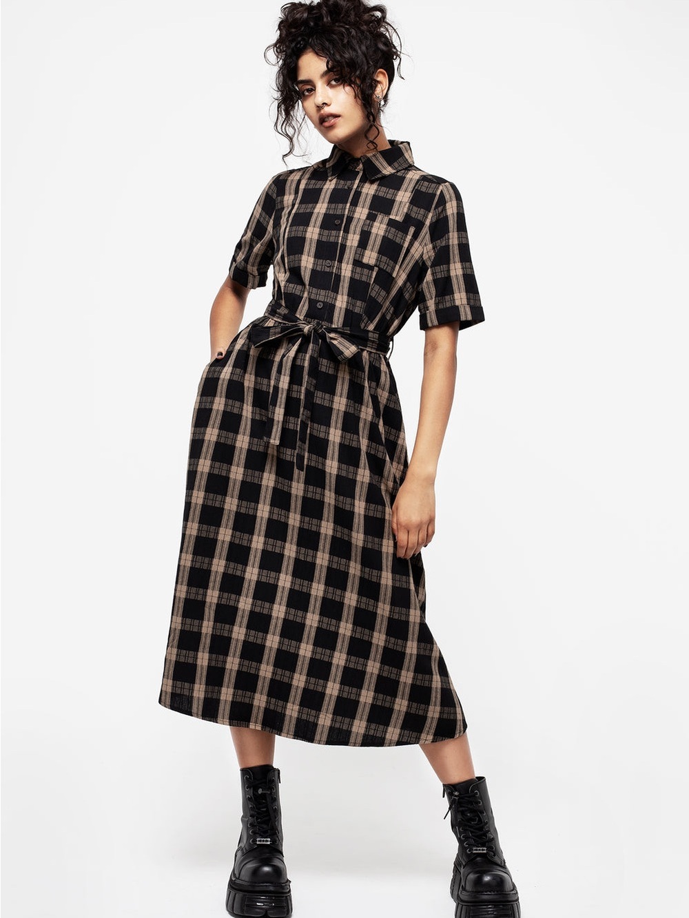 Disturbia Midi Shirt Dress